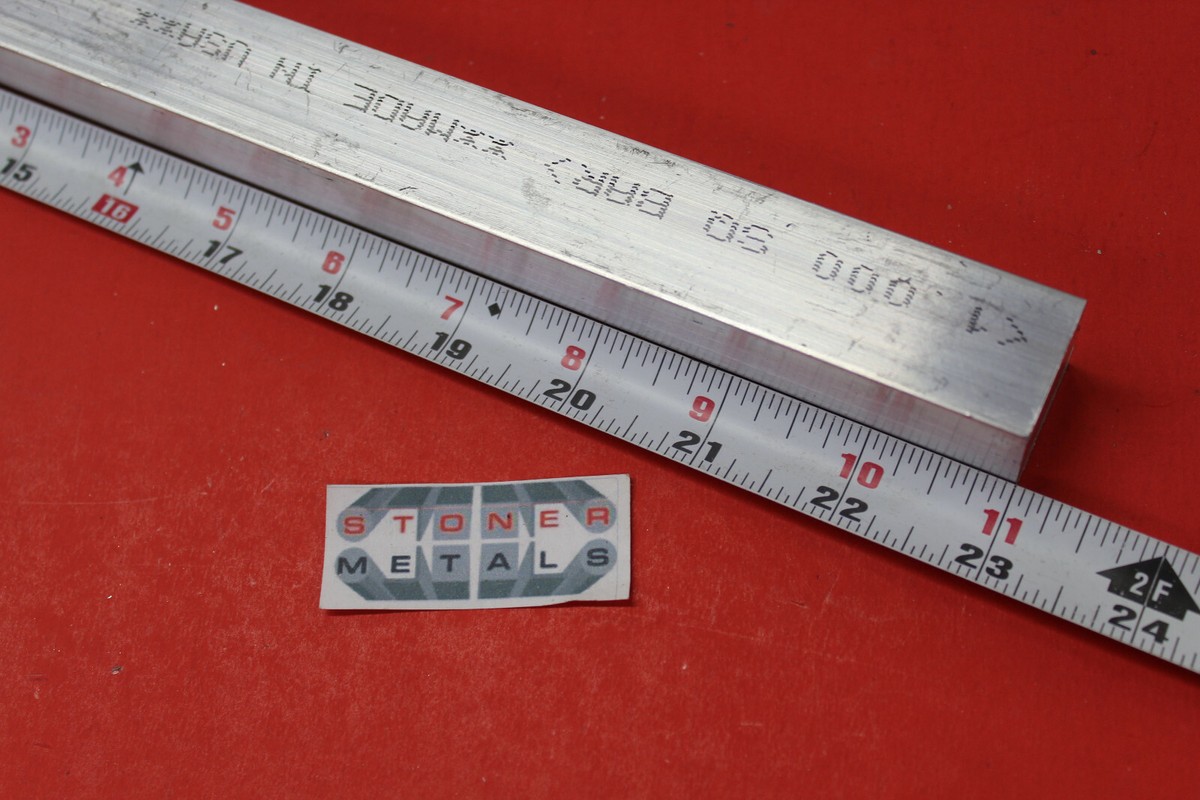 1/2 x 2 Aluminum Flat Bar, 6061 Plate, 10 Inch Length, T6511 Mill Stock, 0.5