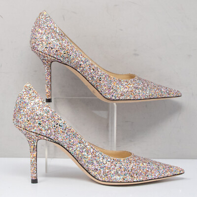 JIMMY CHOO☆LOVE85、サイズ36☆美品 Jimmy Choo Love 85, Size 36.5 (6.5 US) Mochi Glitter Heels | eBay