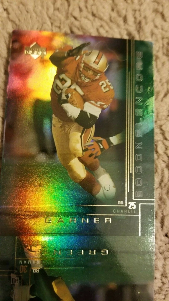 2000 Upper Deck Football NFL Encore НЕРАЗРЕЗАННЫЙ ЛИСТ Промо Суперкубок РЕДКИЙ ТРУДНО НАЙТИ NO3 - Изображение 2 из 4
