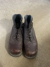 Red Wing Shoes Worx Men's Work Boot, Size 10.5  D - Brown- Soles Are Not Great