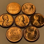 1- 1958 P Lincoln Wheat Cent- BU Red Cent From An Original Acid Free Bank Bag