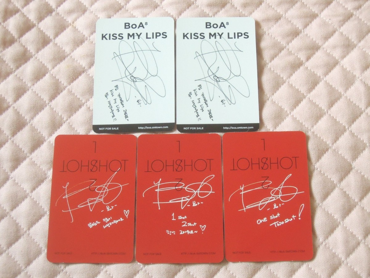 BoA 8th Album Kiss My Lips & 1st Mini Album One Shot, Two Shot
