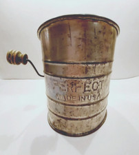 Vintage 1950s PERFECT Made in USA Flour Sifter Kitchen Utensil Collectible