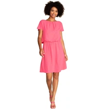 Trina Turk Big Island Dress Watermelon Pink Small Drapey Barbiecore Vacation NWT