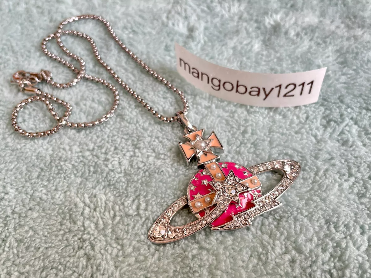 Vivienne westwood shop saturn necklace
