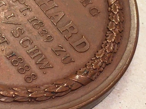NUREMBERG 1888 OTTO ERMARD 1829 FORHEIM 1888 NUREMBERG MINT: LAUER - Picture 5 of 5
