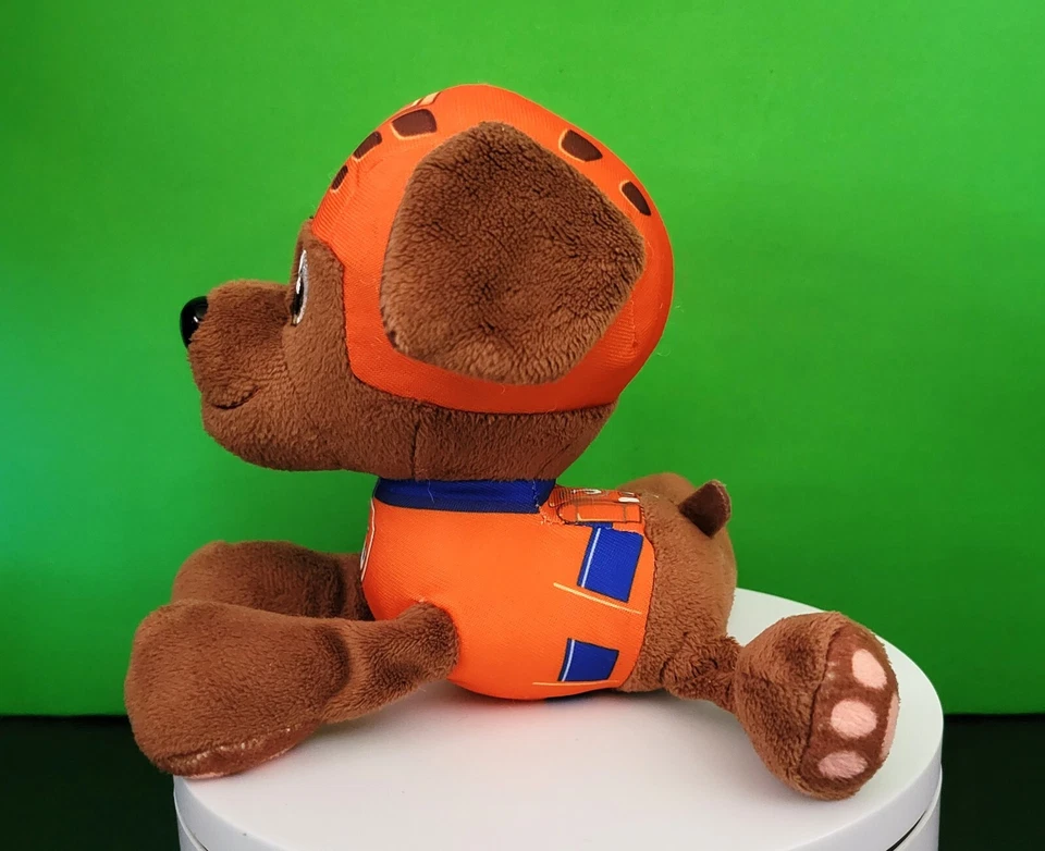 Paw Patrol ZUMA 6" Peluche Perro Naranja Marrón Spin Master Juguete de Peluche Foto 4 de 4