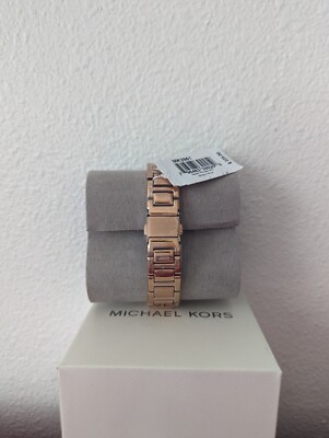 Michael Kors Women Gabbi Rose Gold Tone Rhinestone Watch  display picture 2
