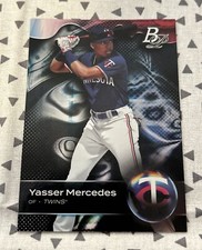 2023 Bowman Platinum YASSER MERCEDES Prospect TWINS #TOP-95
