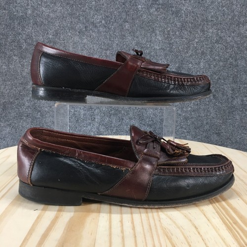 Johnston & Murphy Shoes Mens 10 M Aragon II Loafers Brown Kiltie Tassel 20-0592 - 第 1/17 張圖片