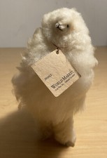 New World Market Llama Alpaca Plush Wool Peru Decorative Purpose Only Handmade