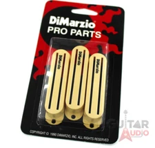 DiMarzio Set of (3) FAST TRACK Guitar Pickup Covers, CREAM, DM2002CR