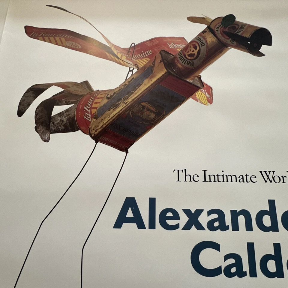 Póster original del Museo Cooper Hewitt El mundo íntimo de Alexander Calder 1989 Foto 3 de 4