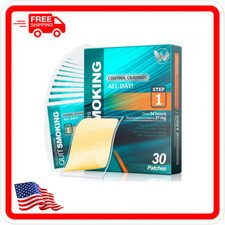 Nicotine Patches Effective Helps Quit Smoking, 21 Mg, 30 Patches Smoking Aid