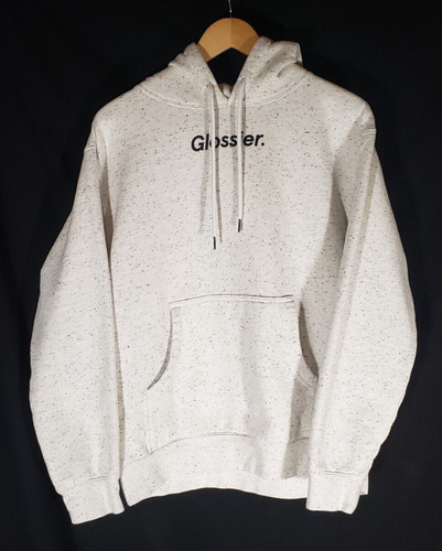 Glossier Terrazzo Gray Pullover Hoodie - Sz S*