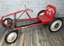 Vintage AMF Scat Car Child's Pedal Kiddy Car - RED