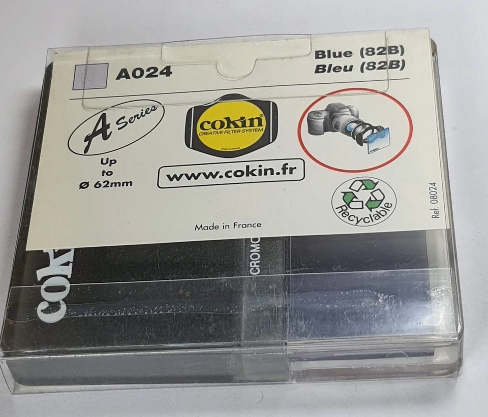 COKIN CREATIVE FILTER A SERIES SYSTEM A024 82B Color Conversion Resin Filter - Image 2 of 4