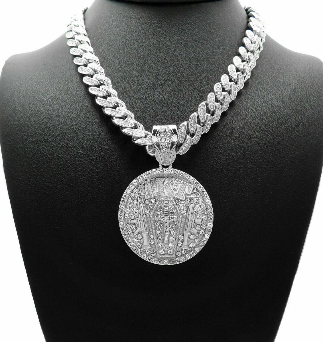 Stainless Steel Gold NBA Never Broke Again Pendant w/ 4mm Rope Chain –  RAONHAZAE