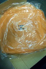 new 110nwi 24" orange bouffant caps  100 ct latex free