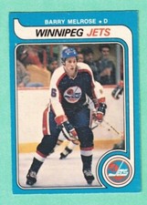(1) BARRY MELROSE 1979-80 O-PEE-CHEE # 386 JETS  ROOKIE EX-MT CARD  (I3862)