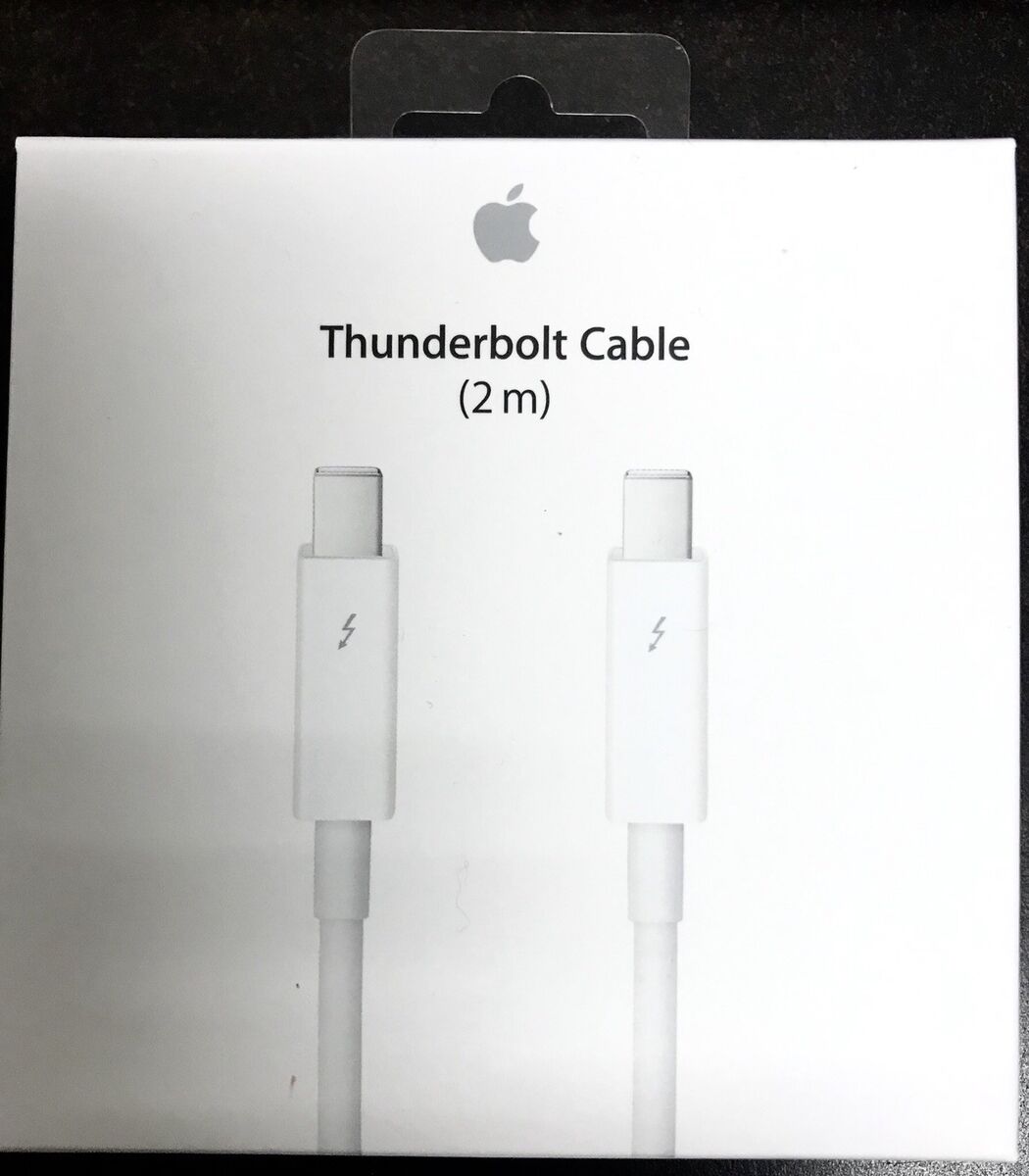 Cable Apple Thunderbolt (2,0 M) - Blanco Original En Caja