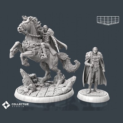 Vampire Lord Miniatur Set für Horror Kampagne wie Fluch des Strahd für D&D 5e