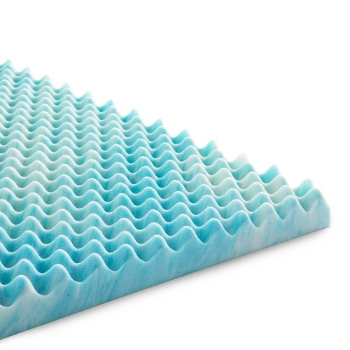 Linenspa 2 and 3 Inch Gel Convolution Memory Foam Mattress Topper