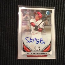 2014 BOWMAN SETH MEJIAS-BREAN *CHROME AUTO*  CINCINNATI REDS