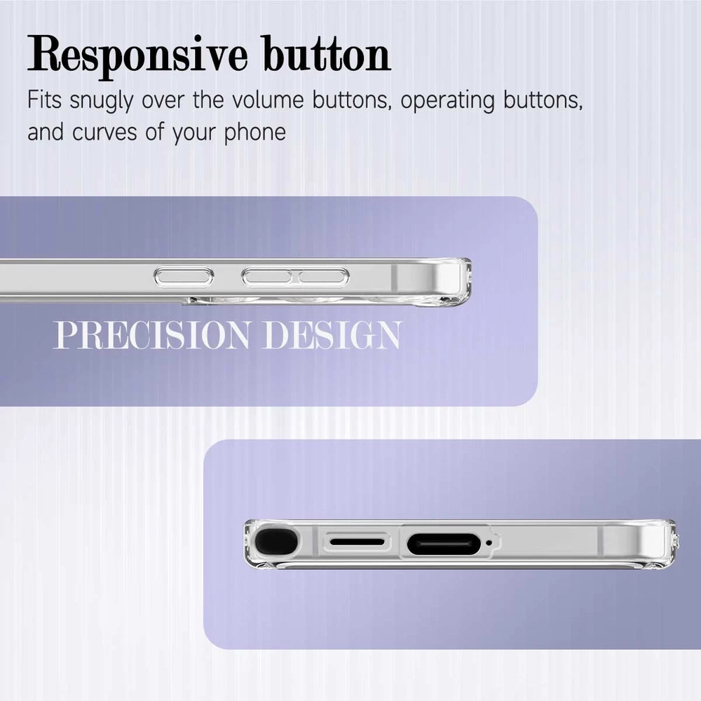 Crystal Clear Floral Phone Case for Samsung Galaxy S24 FE S23 S25 A25 A34