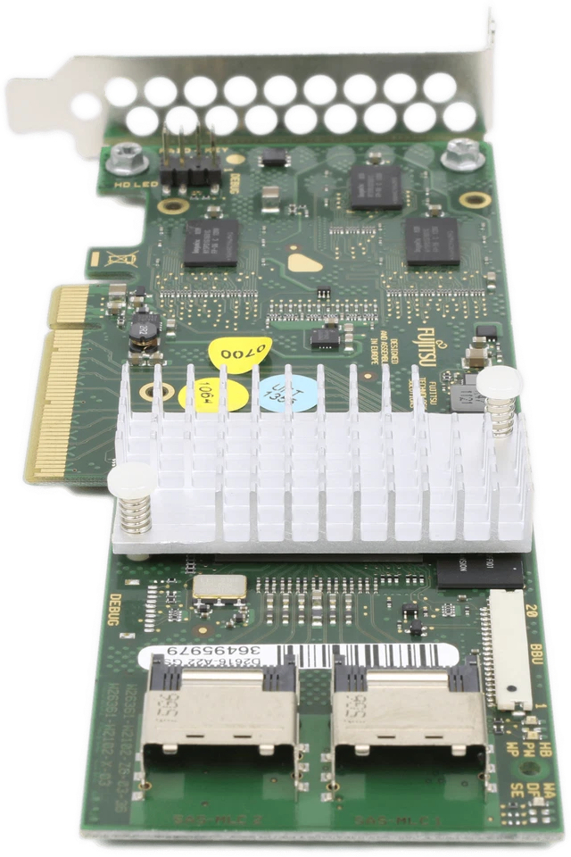 Fujitsu 6Gbps SAS RAID Controller PCIe x8 Low Profile D2616-A22 GS1 - Bild 2 von 4