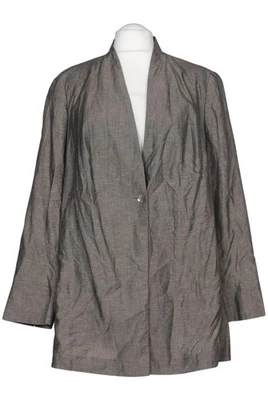 Ulla Popken Blazer Damen Business Jacke Kostümjacke Gr. 54 Leinen Grau #eekqqer - Bild 1 von 4