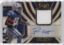 2019 Panini Select Rookie Signature Memorabilia 190/199 Parris Campbell Auto 0c6