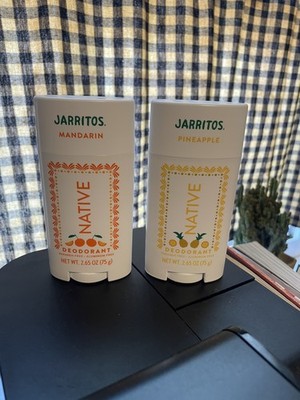 Native x Jarritos 2.65 oz Deodorant 2-Pack : Pineapple & Mandarin Orange