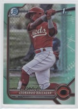 2022 Bowman Chrome Prospects Aqua Refractor /125 Leonardo Balcazar #BCP-179 b9e