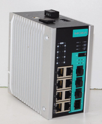 New Moxa EDS-G512E-8PoE-4GSFP 12 Port Unit Full Gigabit Managed Ethernet Switch