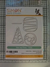 Sealed Simon Says Stamp Geo-me-Trees Die Cutting 1233sdc
