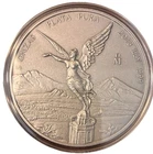 Libertad  2018 5 oz  Silver Antique Finish Coin in Capsule Mexico