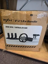 PXN V12 Lite Direct Drive Servo Racing Wheel with Pedals 6Nm FFB For PC PS4 Xbox