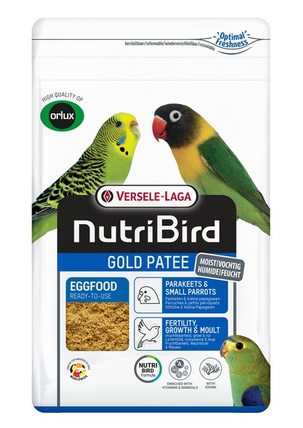 Nutribird Gold Patee Sittiche & Kleine Papageien - 10 Kg-image