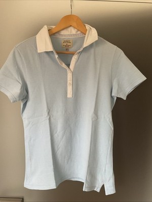 Poloshirt von Peckott, Kurzarm, Polokragen, hellblau, Größe 42