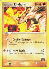 Team Magma's Rhyhorn 38/95 Team Magma vs Team Aqua Common LP Pokemon TCG on eBay
