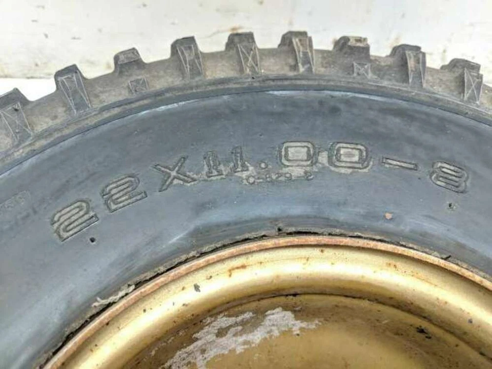 84 Yamaha 225DX Tri Moto 3 ruedas neumático rueda y neumático CHENG SHIN 22x11,00-8 (B) Foto 2 de 4