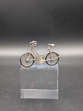 Miniatur Silber Fahrrad 800er Silber Italien - ca. 6,5cm 16,5g