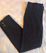 Counterparts Navy Blue Pull On Ankle Style Pants Size Small