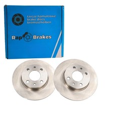 2x RAP BRAKES BREMSSCHEIBEN 241mm VOLL VORNE passend für ABARTH 500 500C ALFA RO