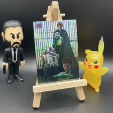 2024 Topps Chrome Star Wars Galaxy The Choice #78 - Luke And Grogu Refractor