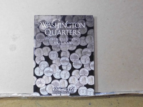 WASHINGTON QUARTERS STATE COLLECTION 2004 - 2008 ~ H.E.HARRIS FOLDER