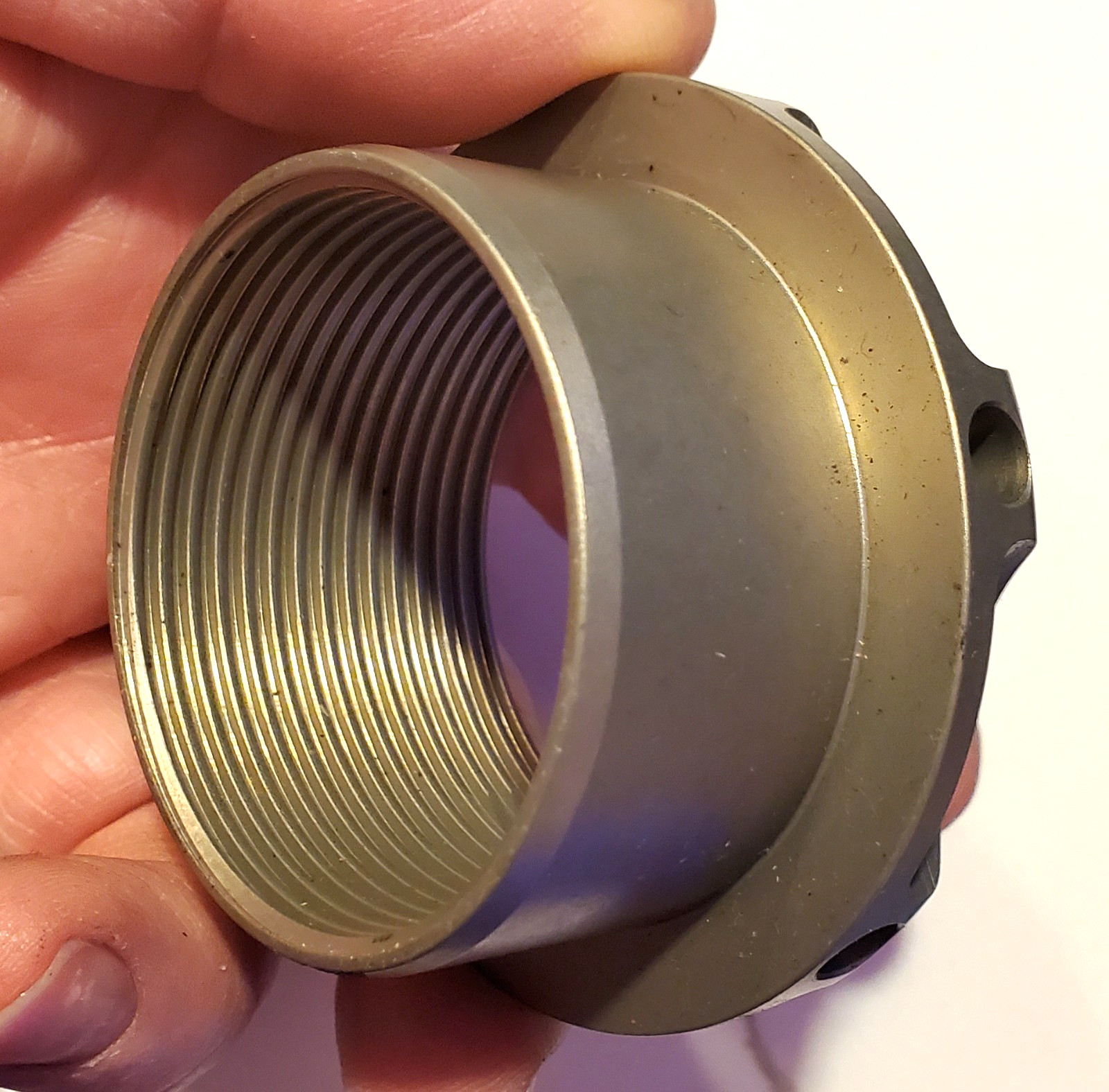 Ferrari F40 Suspension Shock Adjuster Nut w/ Helper Springs & Spherical Bearings