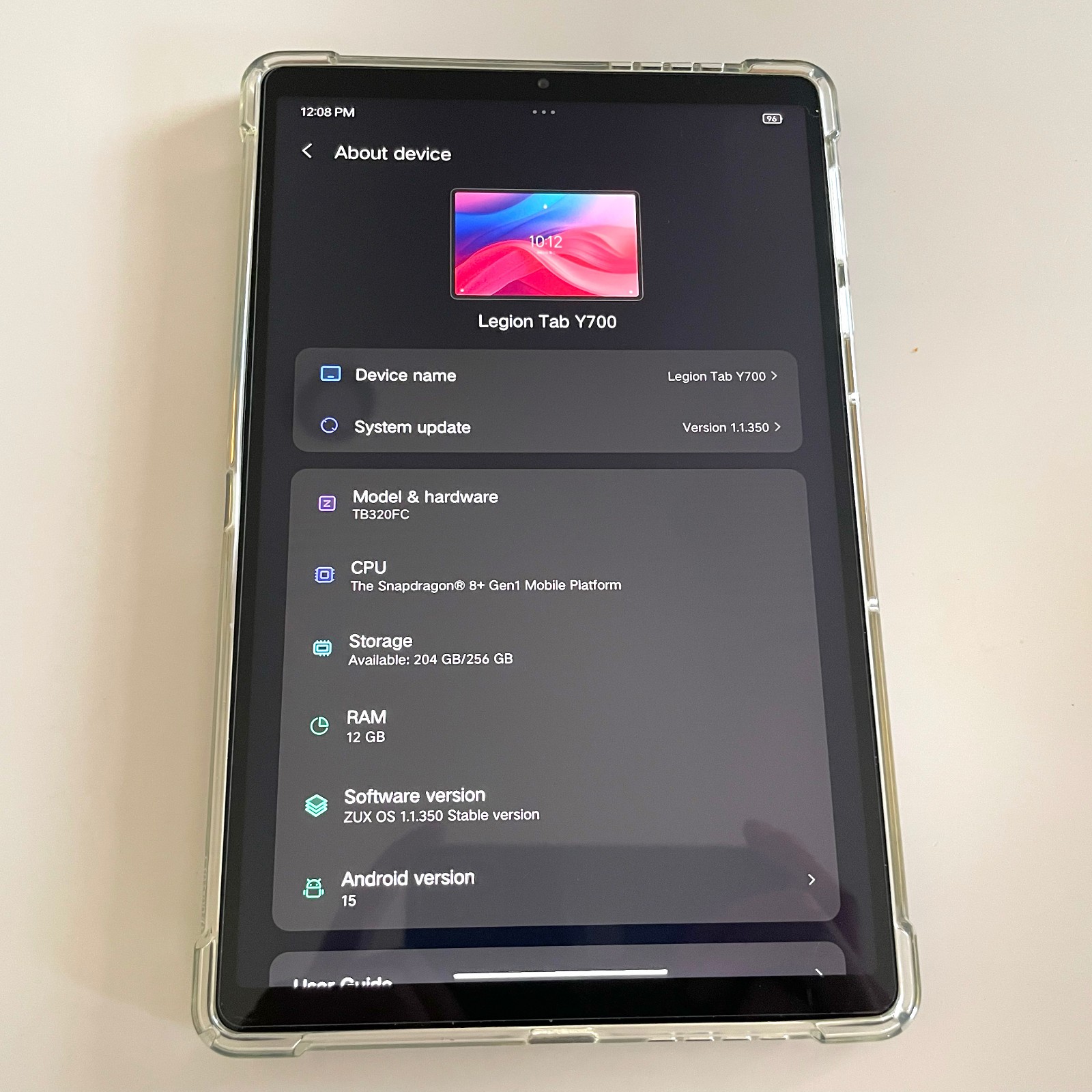 Lenovo Legion Y700 2023 Gaming Tablet (12GB Ram, 256GB) CN ROM with Google Play