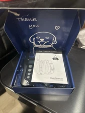 PATPET DOG TRAINING COLLAR RECHARGABLE WITH REMOTE P321 IPX7 WATERPROOF BLACK